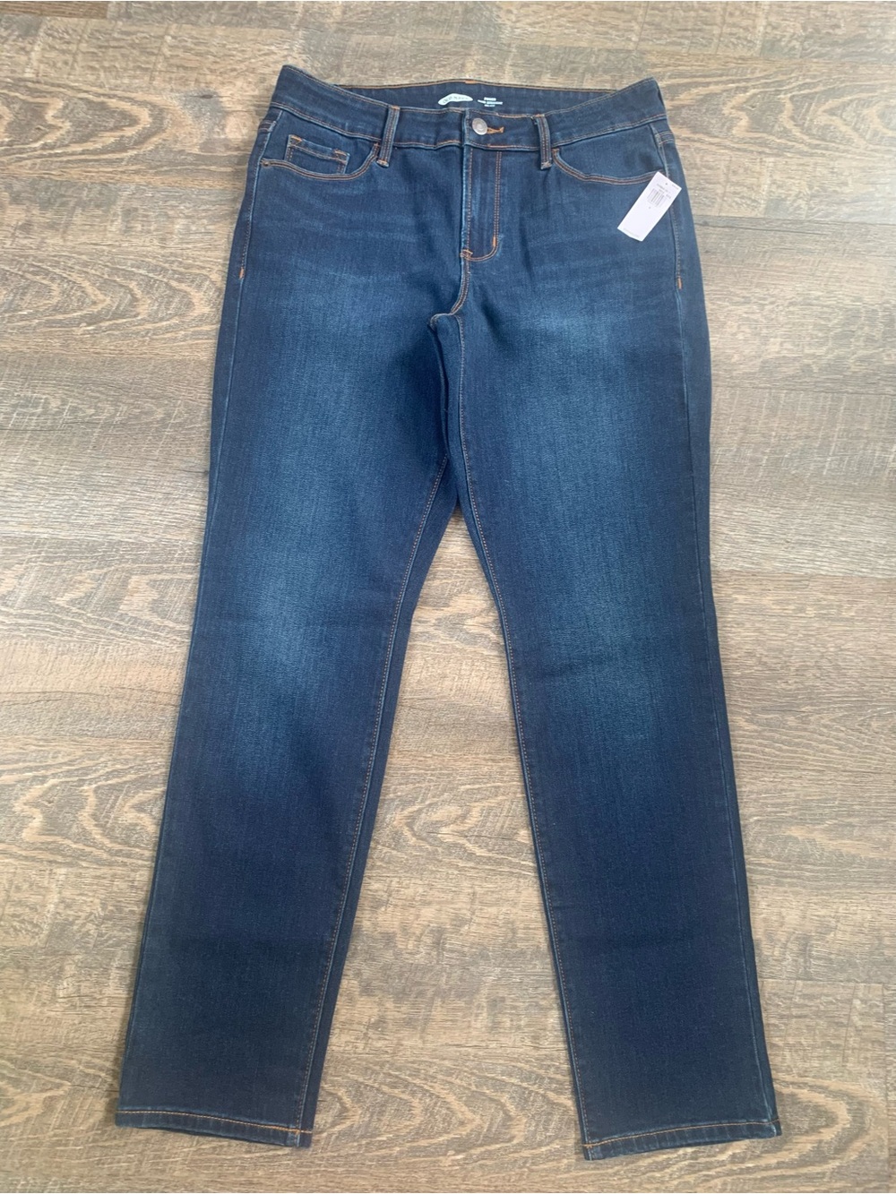 Straight Leg  Old Navy  Dark Blue Slim Jeans